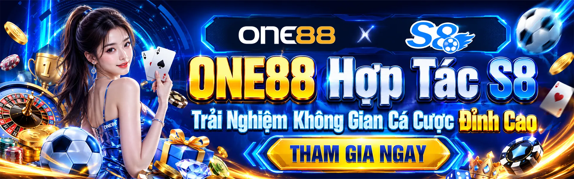 ONE88 hợp tác cùng S8 cá cược thể thao đỉnh cao 2026